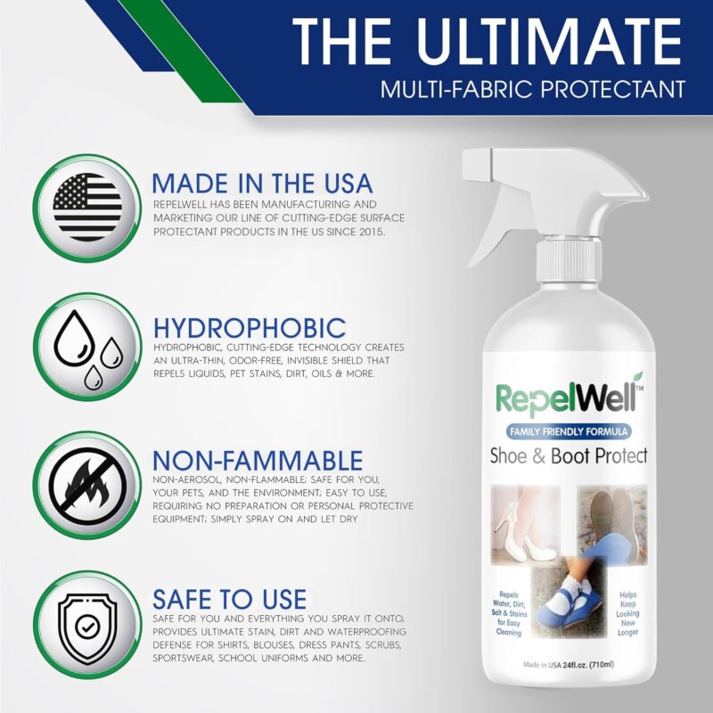 Eco-Safe Shoe & Boot Stain & Water Repellent (24oz) - Image 3