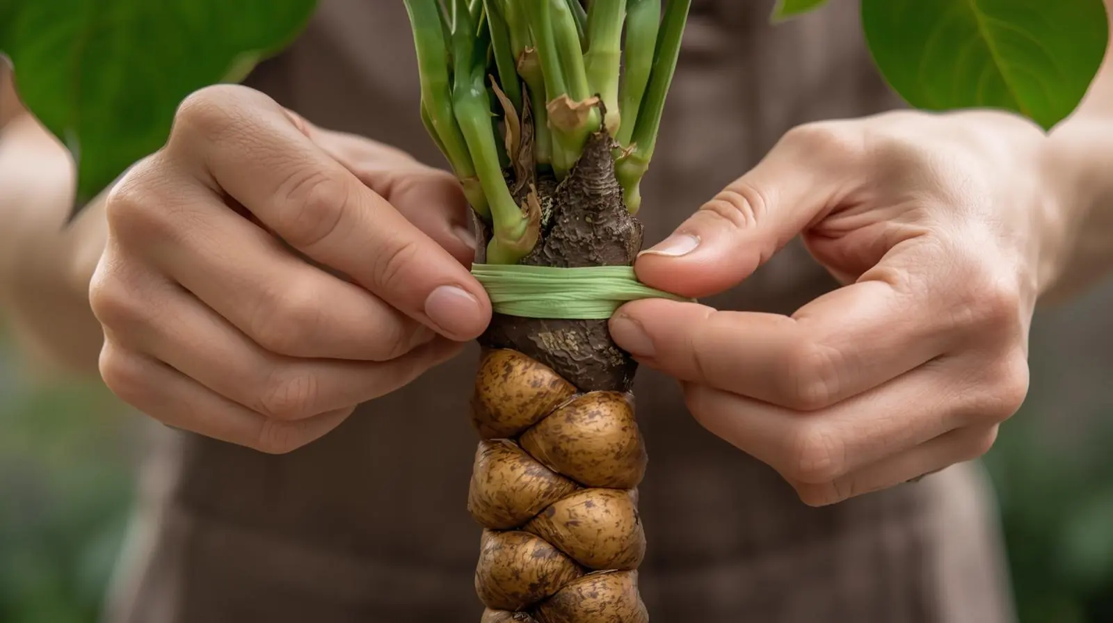 plant tie using on plant
