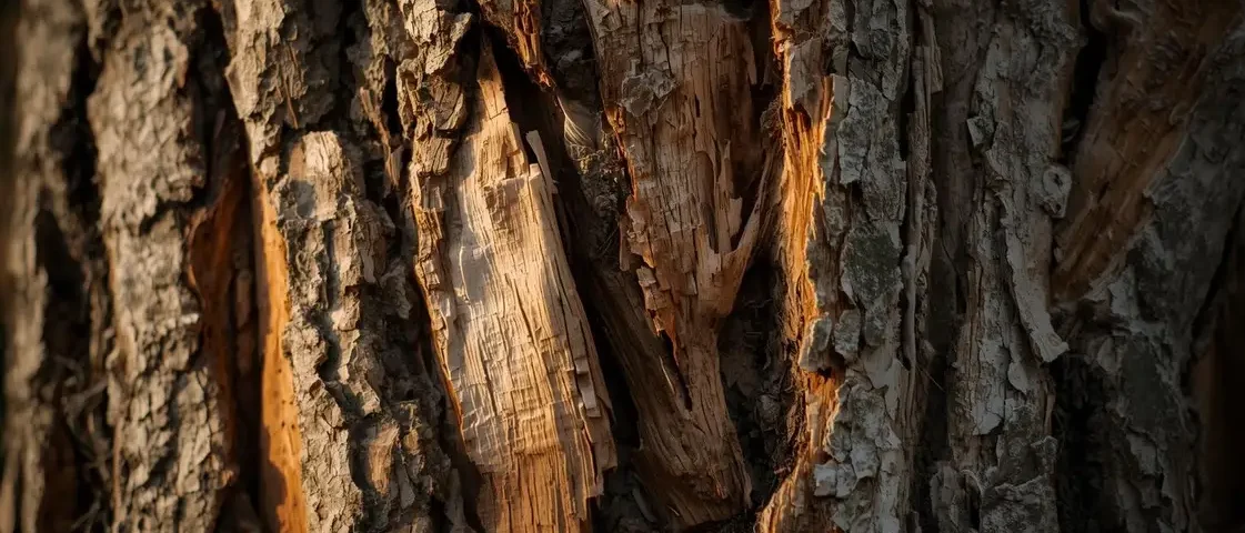 tree bark peeling