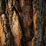 tree bark peeling
