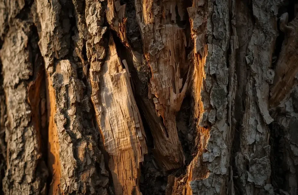 tree bark peeling
