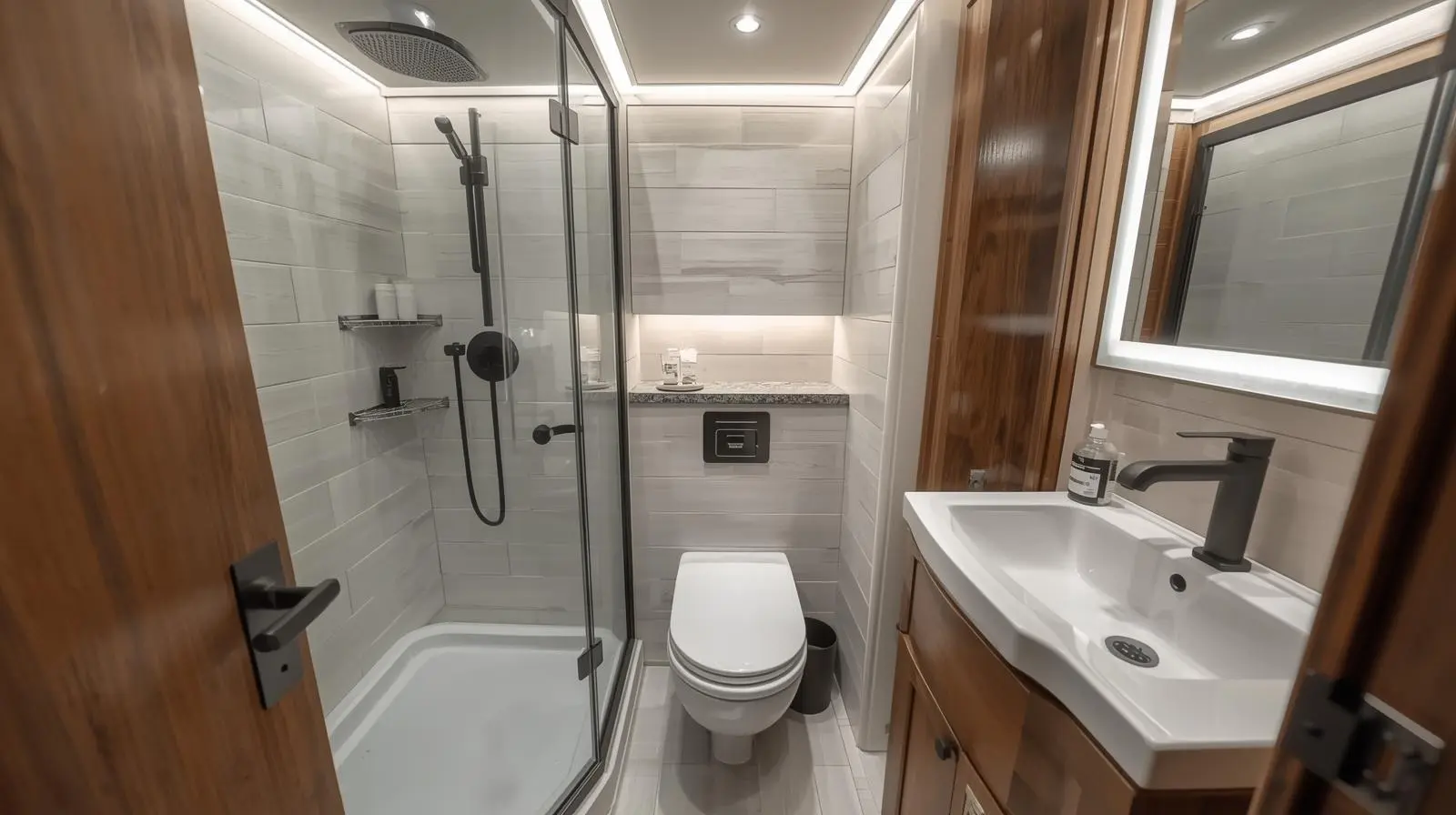 After Converted into 3/4 bathroom