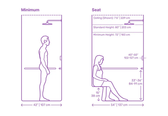 Shower Head Hight measurement