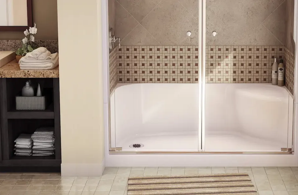 Barrier-free shower pans