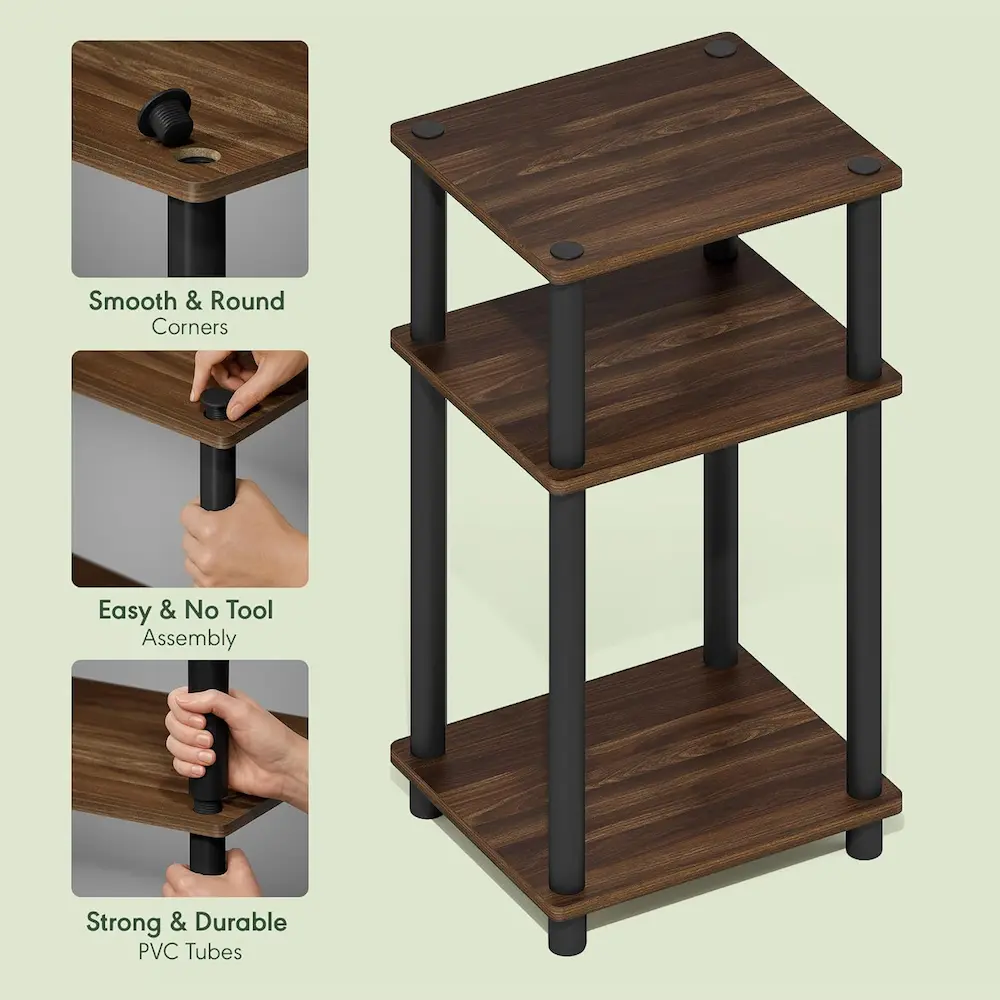 Furinno 3-Tier Side Table