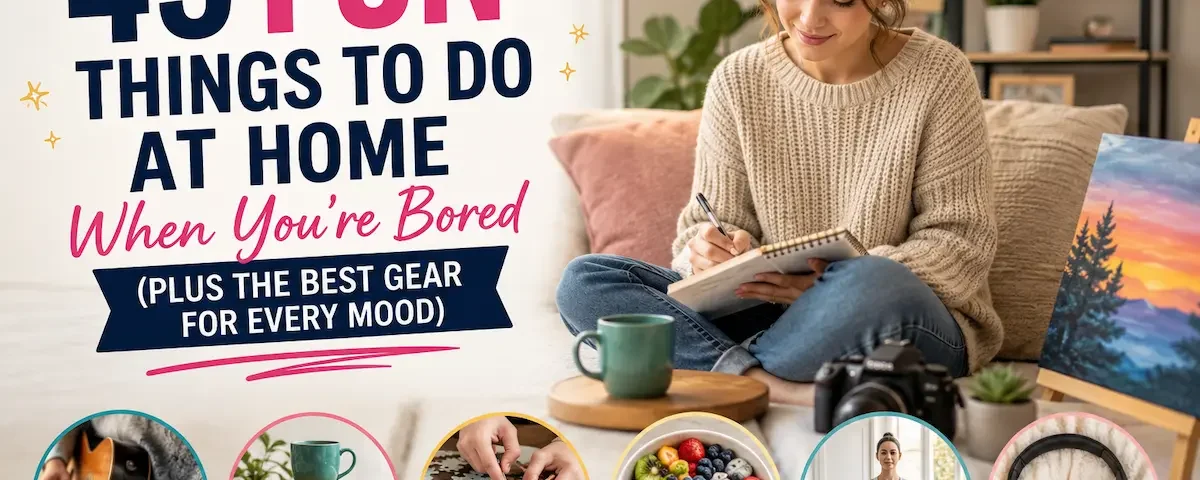 things to do at home when you're bored