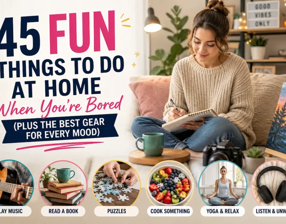 things to do at home when you're bored